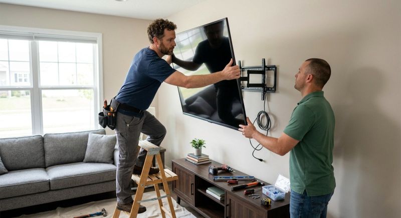 Wall Mount Tv Installation in Denver County, CO
